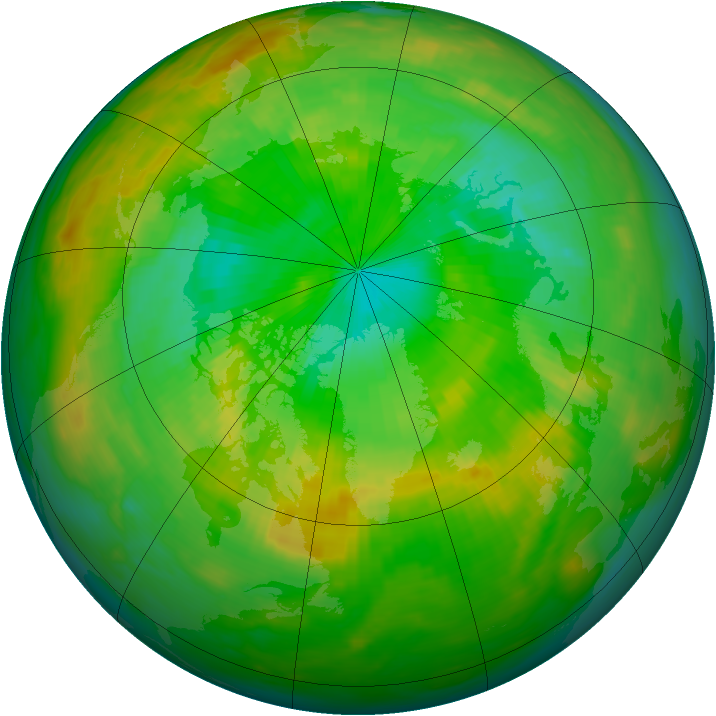 Arctic ozone map for 02 July 1983